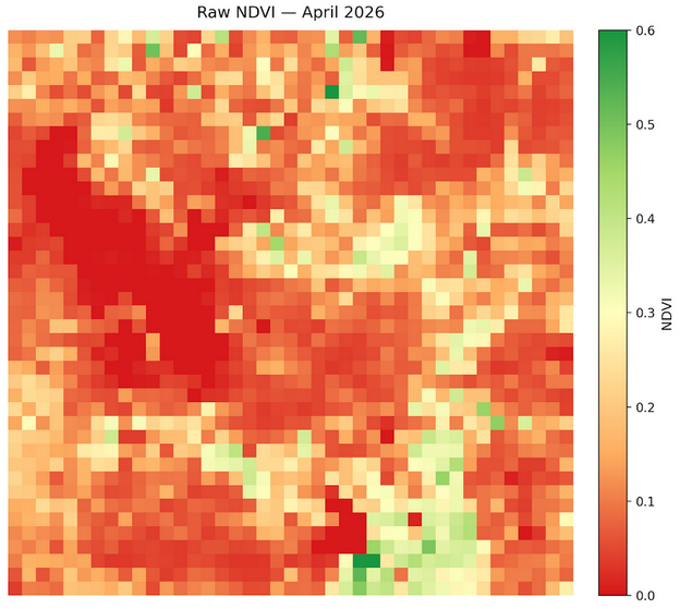 April 2026 NDVI Map