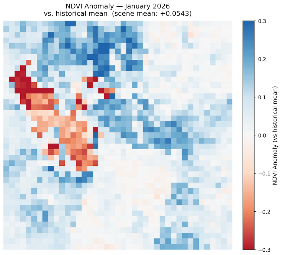January 2026 Seasonal Anomaly Map