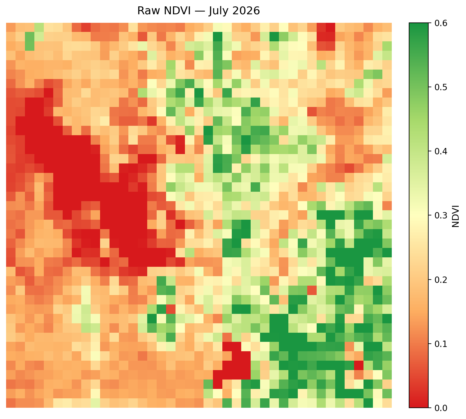 July 2026 NDVI Map