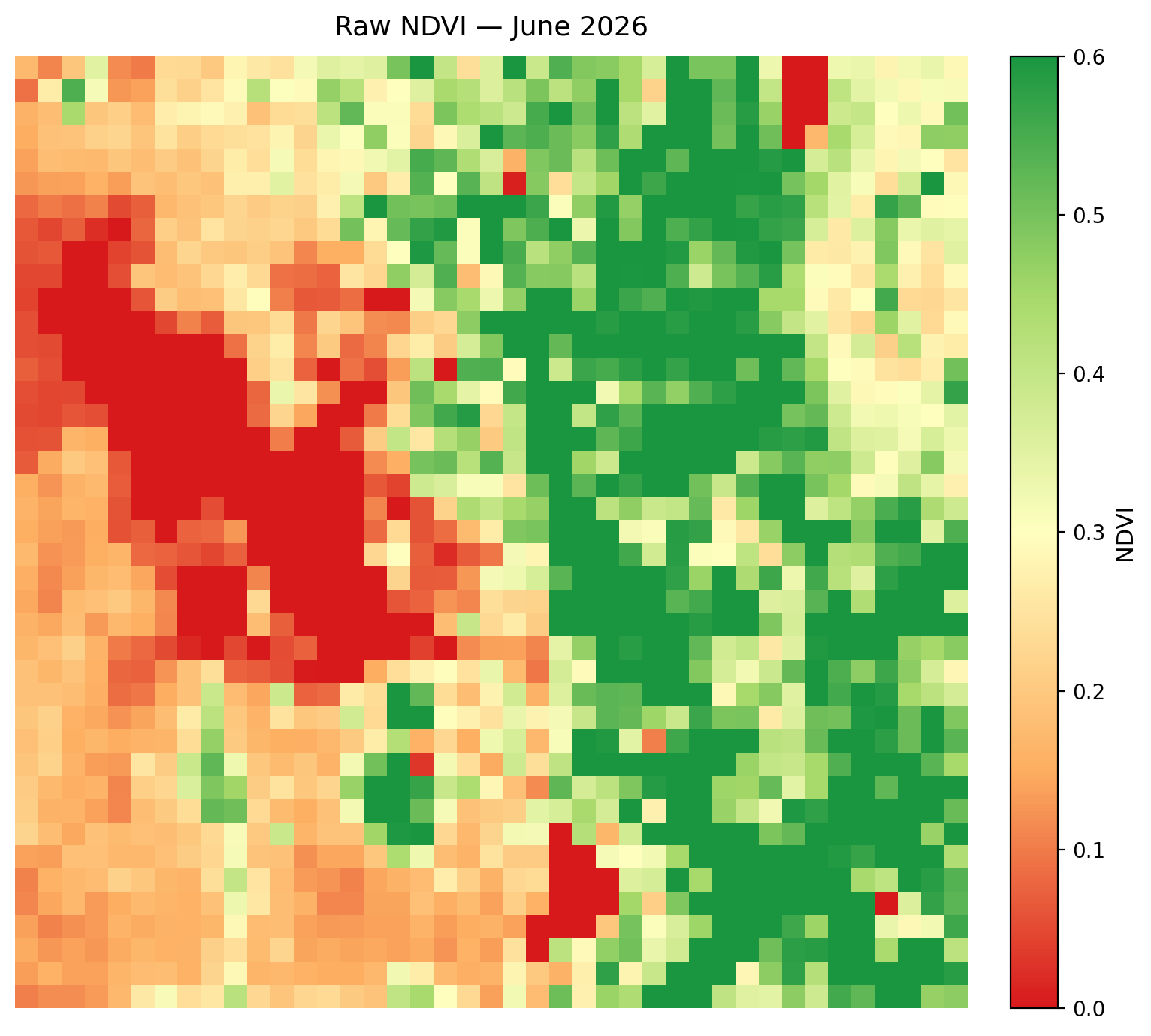 June 2026 NDVI Map