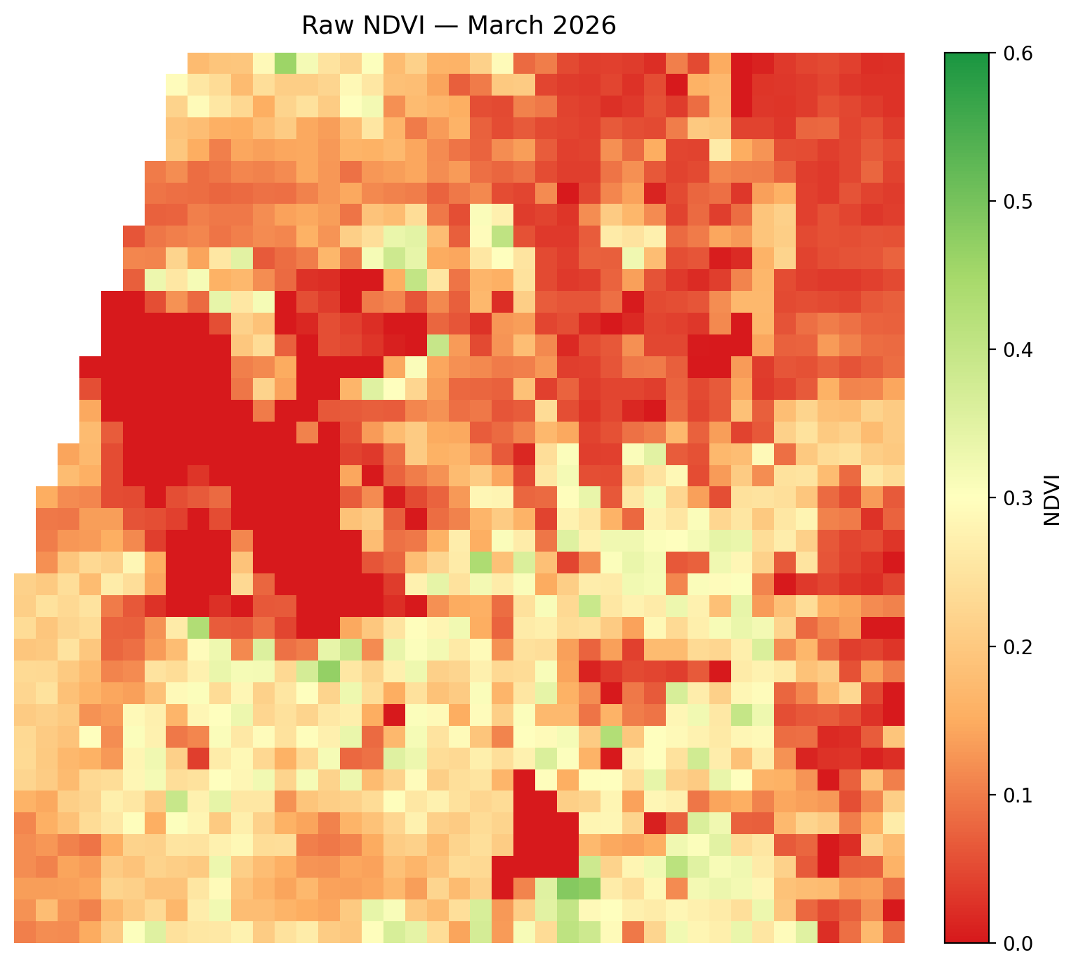 March 2026 NDVI Map