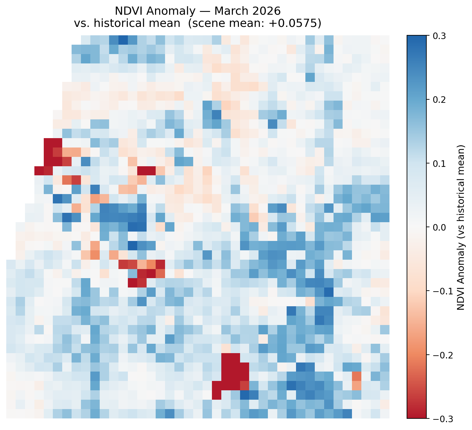 March 2026 Seasonal Anomaly Map