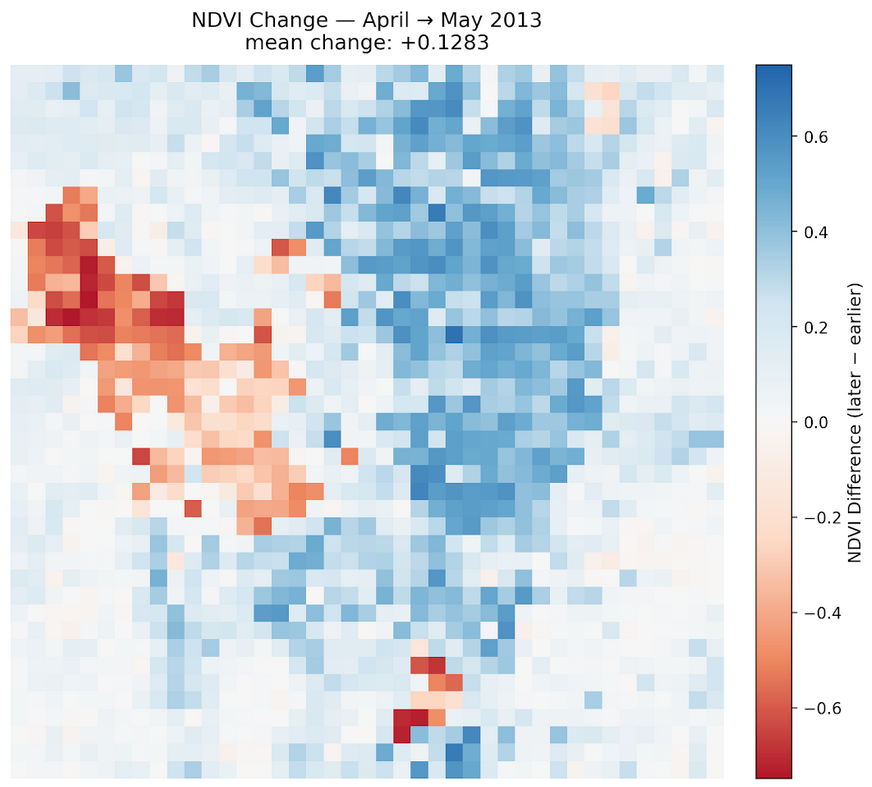 Apr 2026 to May 2026 Difference Map