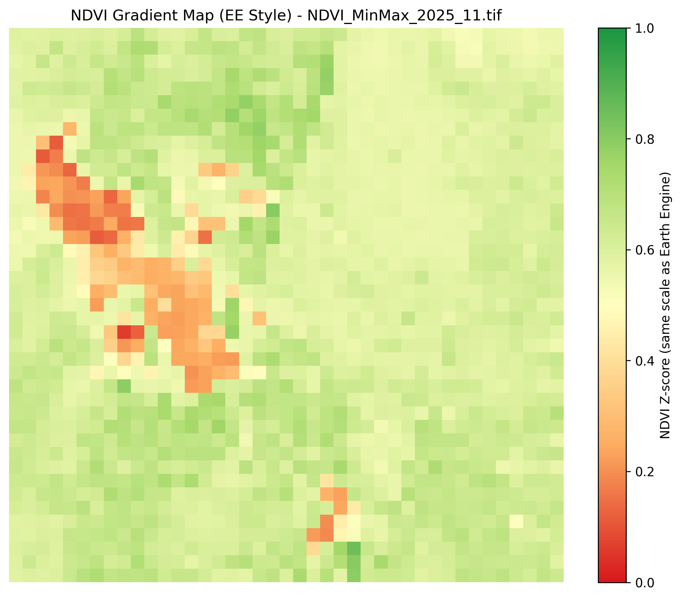 November 2025 NDVI Map